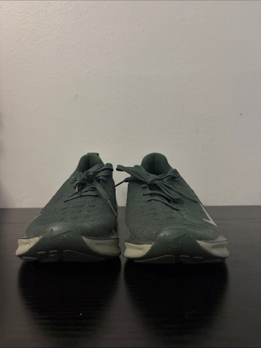 Nike Women's Olive Green Athletic Running Shoes